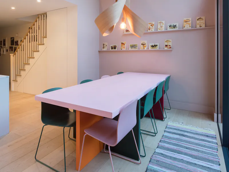 Dining room at Tufnell Park terraced home, D2698 (photo 8)