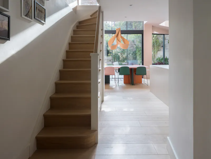 Entrance hall at Tufnell Park terraced home, D2698 (photo 2)