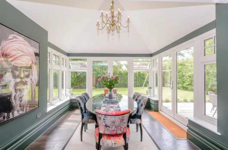 Dining room at Modern Woking home, D2712 (photo 7)