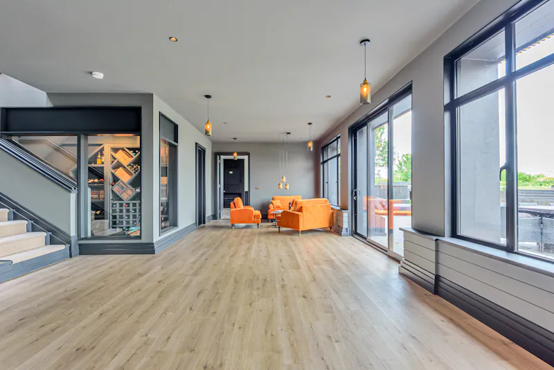 Open plan at Chelsfield modern house, K481 (photo 2)