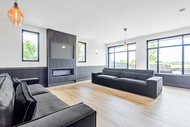 Living Room at Chelsfield modern house, K481 (photo 3)
