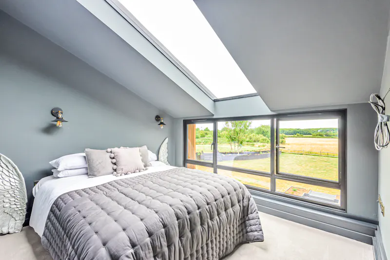 Bedroom at Chelsfield modern house, K481 (photo 21)