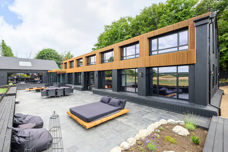 Terrace/Patio at Chelsfield modern house, K481 (photo 22)