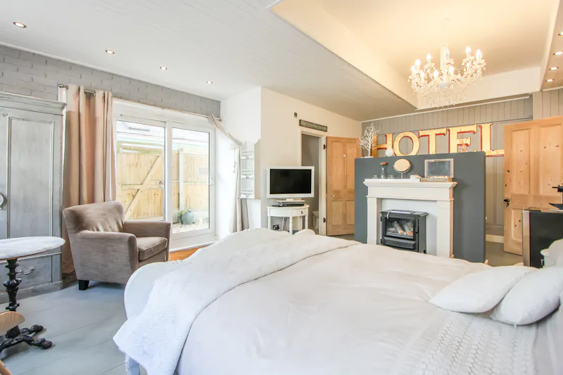 Bedroom at Whitstable beach apartment, C937 (photo 17)