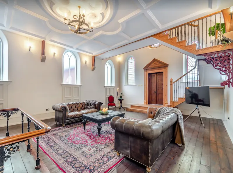 Floor - wooden at Leeming converted church, B2015 (photo 3)