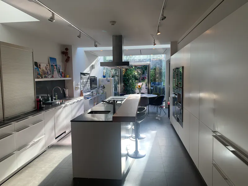 Kitchen island at Highgate pool house, B767 (photo 9)
