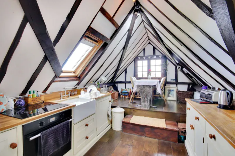 Floor - wooden at Hassocks converted barn, A1605 (photo 5)