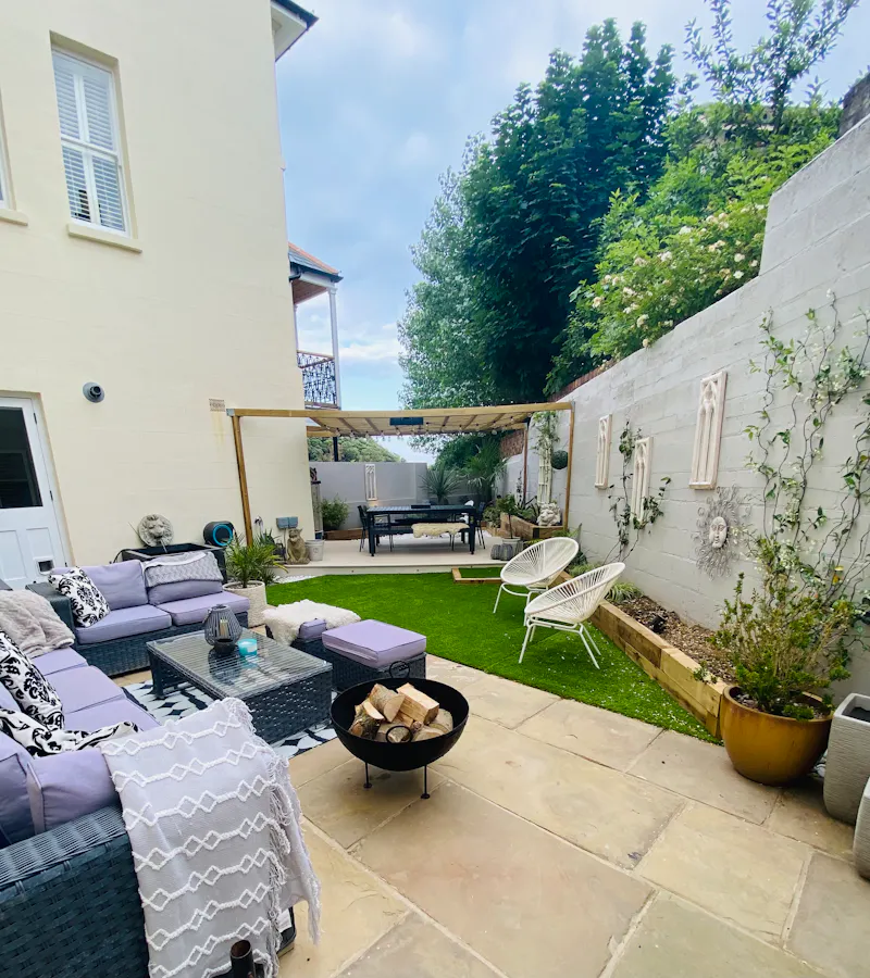 Terrace/Patio at St Leonards-on-Sea townhouse, A1606 (photo 40)
