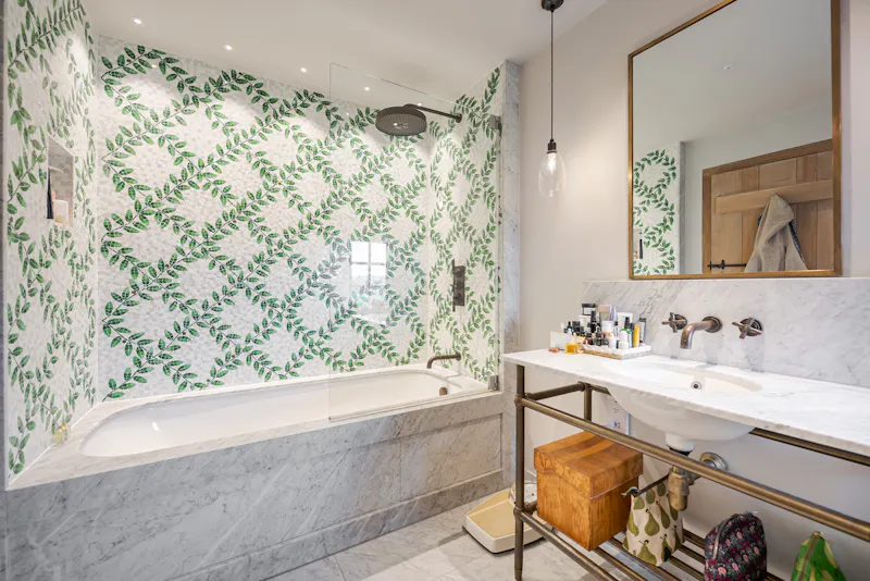Bathroom at Dunsfold renovated farmhouse , C938 (photo 42)
