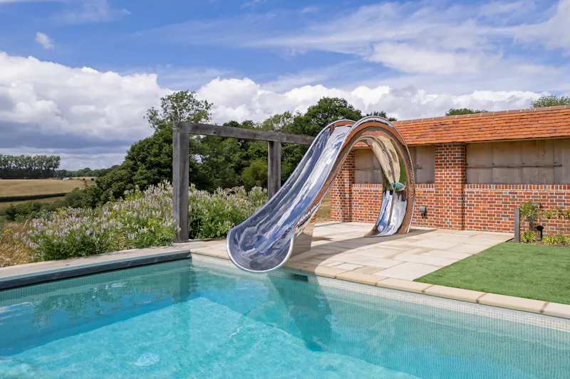 Swimming pool - outdoor at Dunsfold renovated farmhouse , C938 (photo 48)