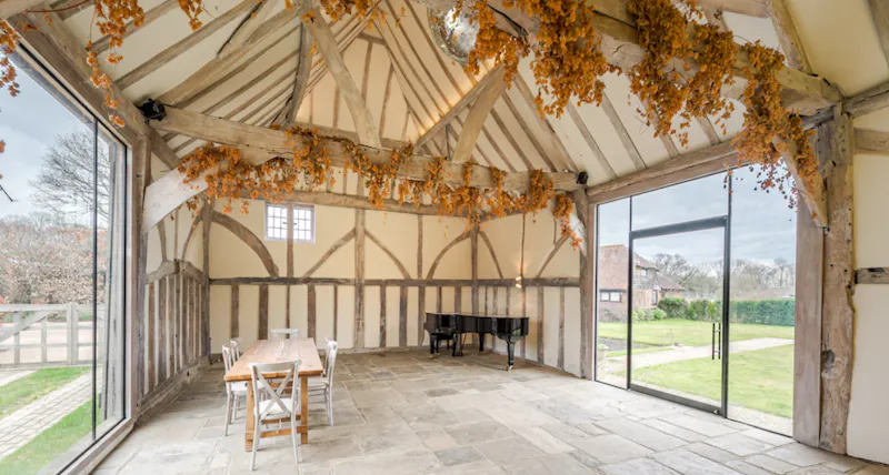 Dining room at Dunsfold renovated farmhouse , C938 (photo 30)