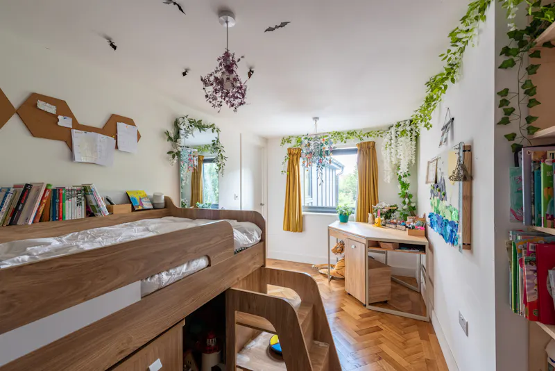 Bedroom - child's at Dark & modern Walthamstow home, E519 (photo 33)