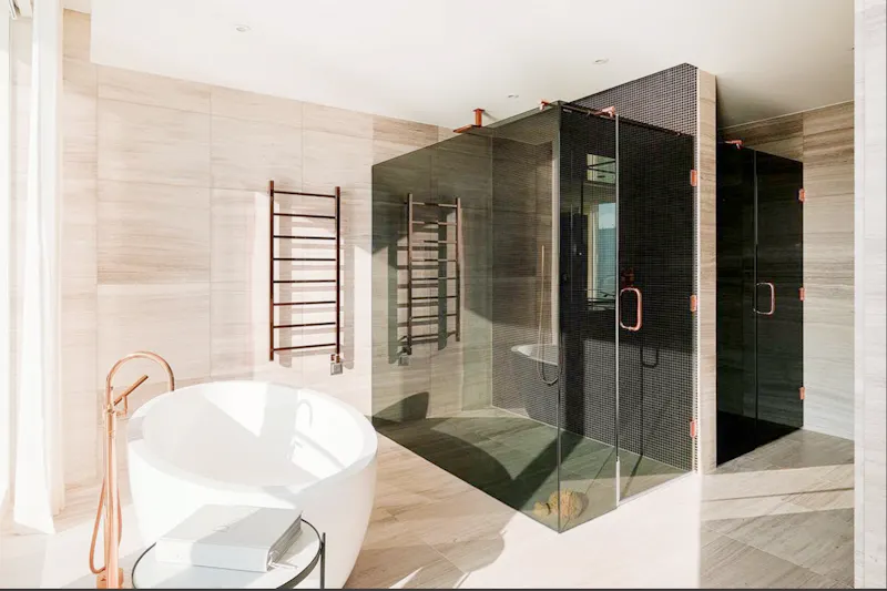 Shower at Panoramic City Penthouse, F1236 (photo 9)
