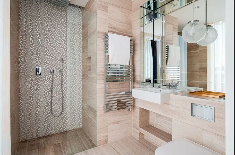 Shower at Panoramic City Penthouse, F1236 (photo 13)