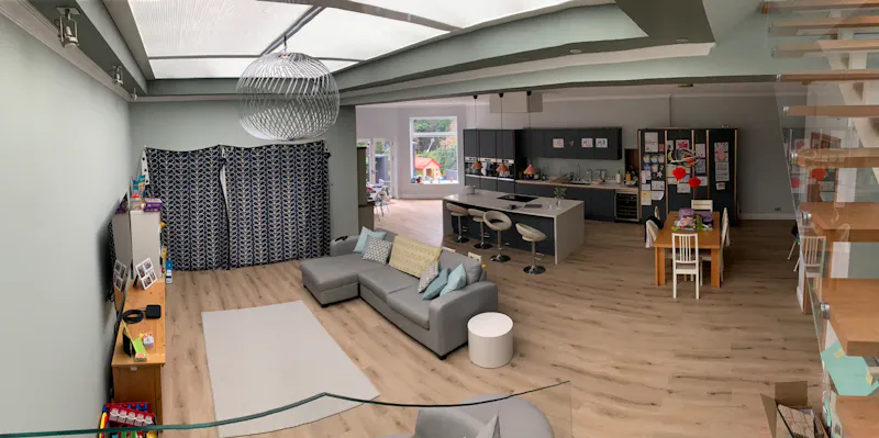 Living Room at Friern Park Family House, B2019 (photo 4)