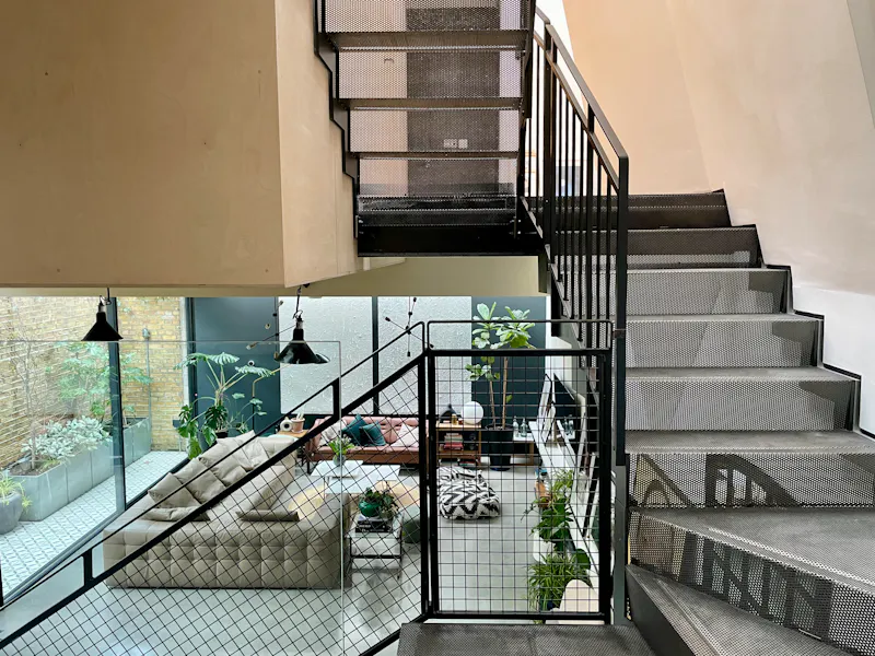 Staircase at Striking Haggerston house, K485 (photo 17)