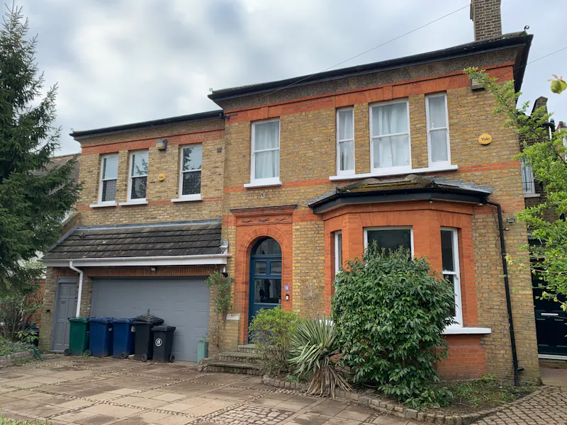 Garage at Friern Park Family House, B2019 (photo 1)