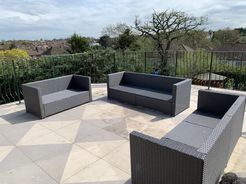 Terrace/Patio at Friern Park Family House, B2019 (photo 18)