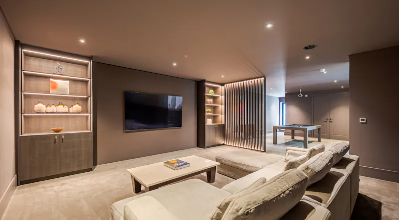 Home cinema at  Cobham Pool House, K486 (photo 6)
