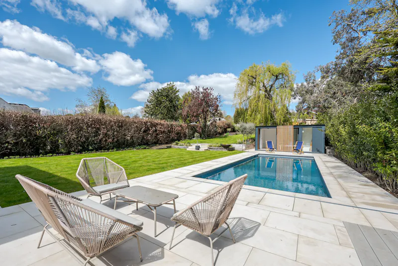 Swimming pool - outdoor at  Cobham Pool House, K486 (photo 22)