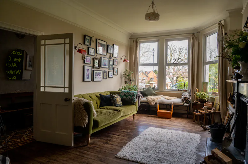 Living Room at Quirky Brockley Terrace, B2021 (photo 7)
