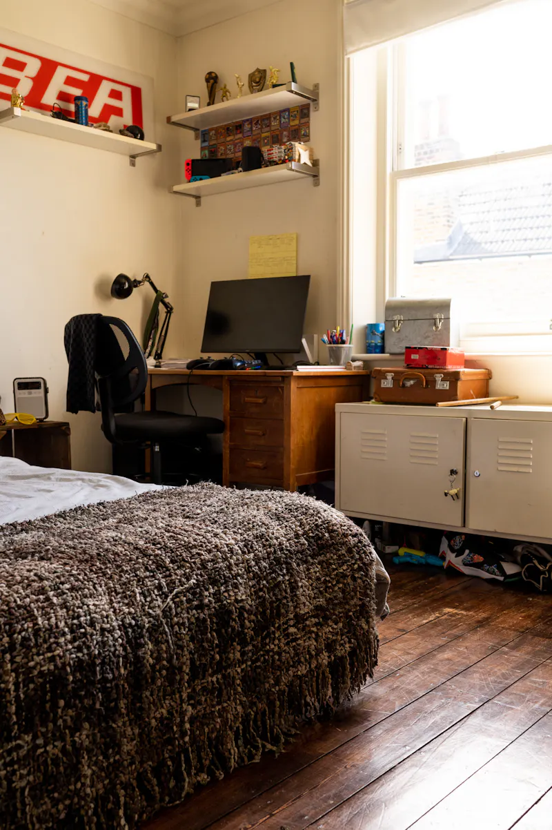 Bedroom at Quirky Brockley Terrace, B2021 (photo 56)