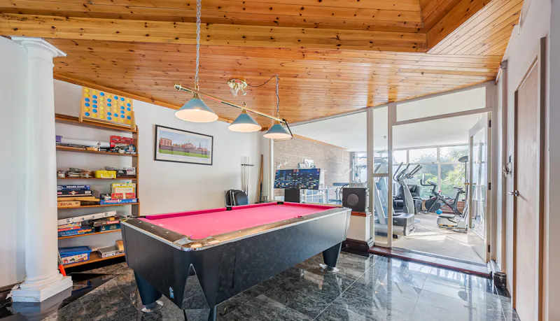 Games room at Sleek modern Dulwich house, D2721 (photo 30)