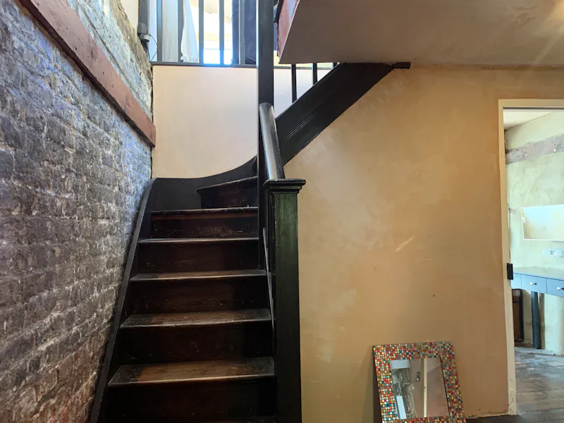Staircase at Leaning Tower of Rotherhithe, B2022 (photo 14)