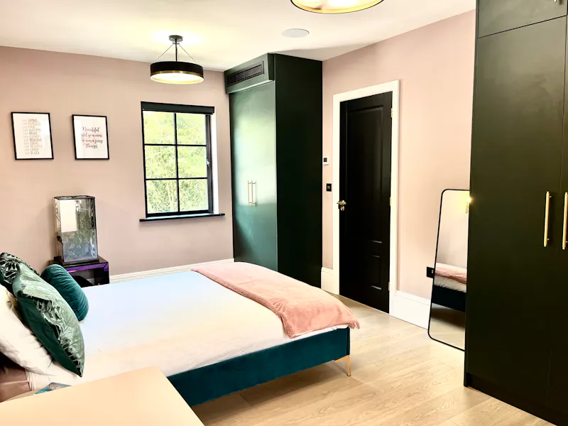 Bedroom at Light Eco Worplesdon Mansion, K488 (photo 21)