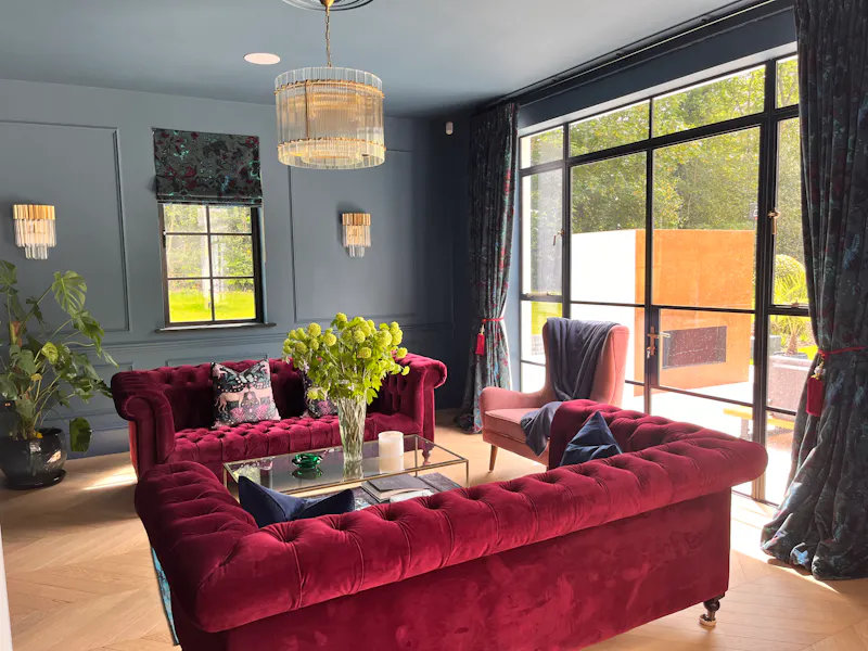 Living Room at Light Eco Worplesdon Mansion, K488 (photo 12)