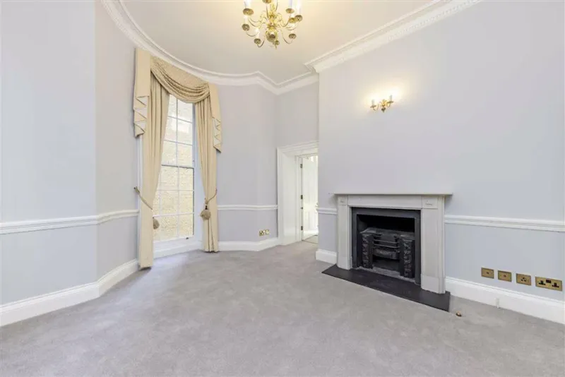 Fireplace at Vacant Embankment townhouse, A1508 (photo 11)