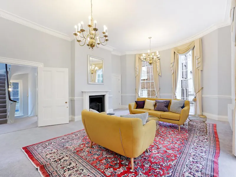 Fireplace at Vacant Embankment townhouse, A1508 (photo 9)