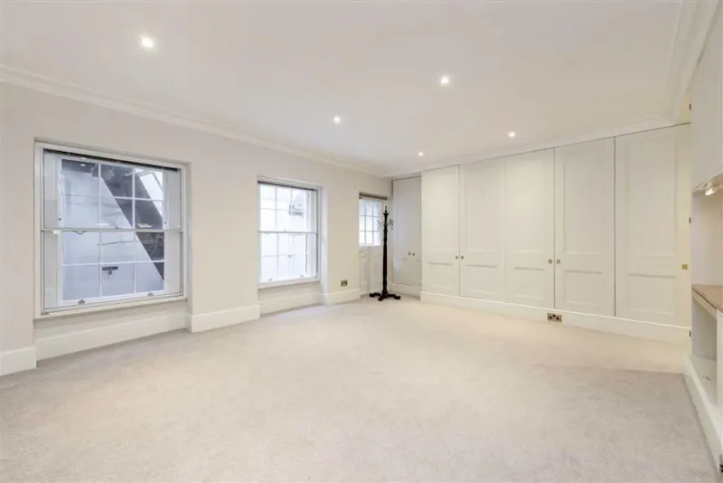 Bedroom at Vacant Embankment townhouse, A1508 (photo 13)