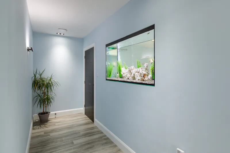 Corridor at Modern Chalet Watton-at-Stone, D2731 (photo 23)