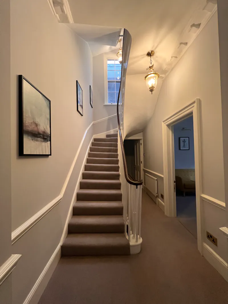Staircase at Vacant Embankment townhouse, A1508 (photo 6)