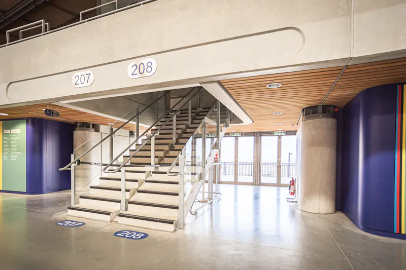 Staircase at Iconic London velodrome , V168 (photo 20)