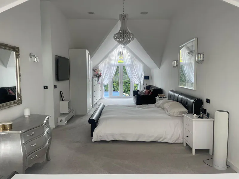 Bedroom - main at Modern Manchester family home, D2732 (photo 27)