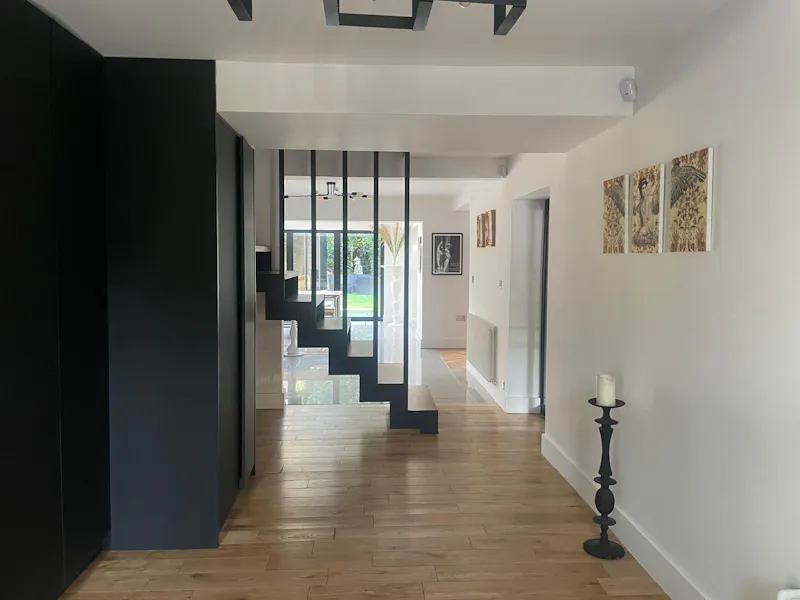 Staircase at Modern Manchester family home, D2732 (photo 9)