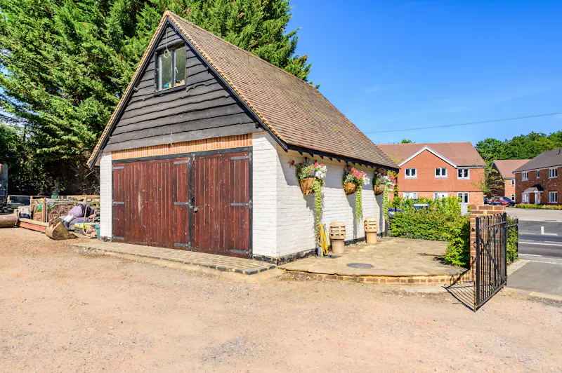 Garage at Picturesque Woking cottage, C939 (photo 42)