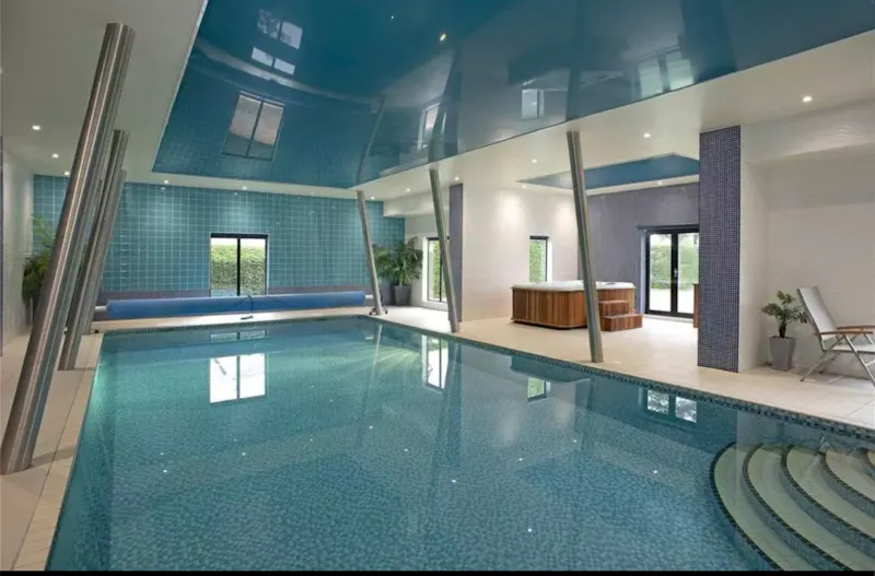 Swimming pool - indoor at Colwyn Bay country house, W218 (photo 20)