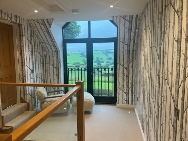 French doors at Colwyn Bay country house, W218 (photo 43)