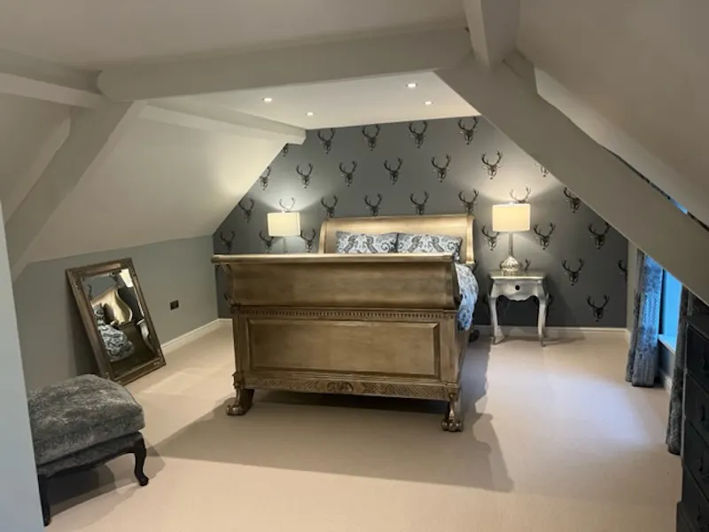 Bedroom at Colwyn Bay country house, W218 (photo 48)