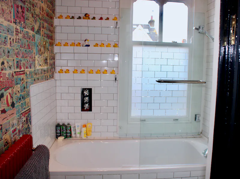 Bathroom at Queens Park Victorian home, B1908 (photo 17)