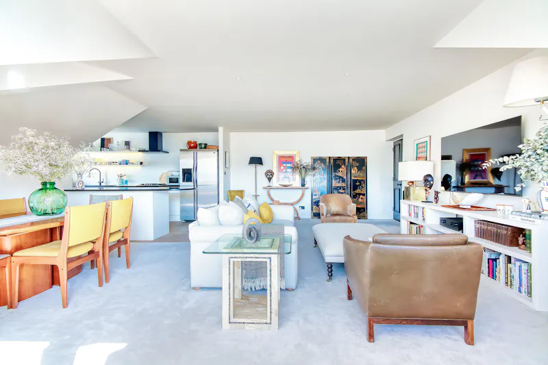 Open plan at Belsize Park Penthouse, F1241 (photo 5)