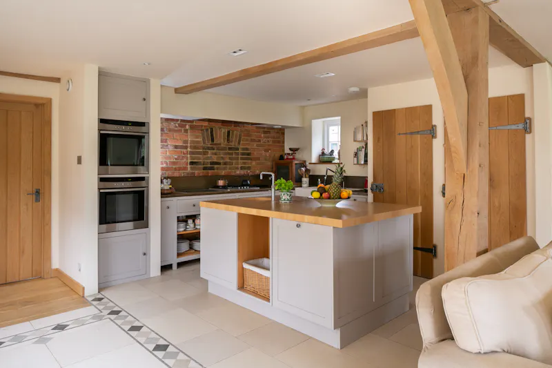 Floor - tiled at Smart Surrey Farmhouse, L759 (photo 7)