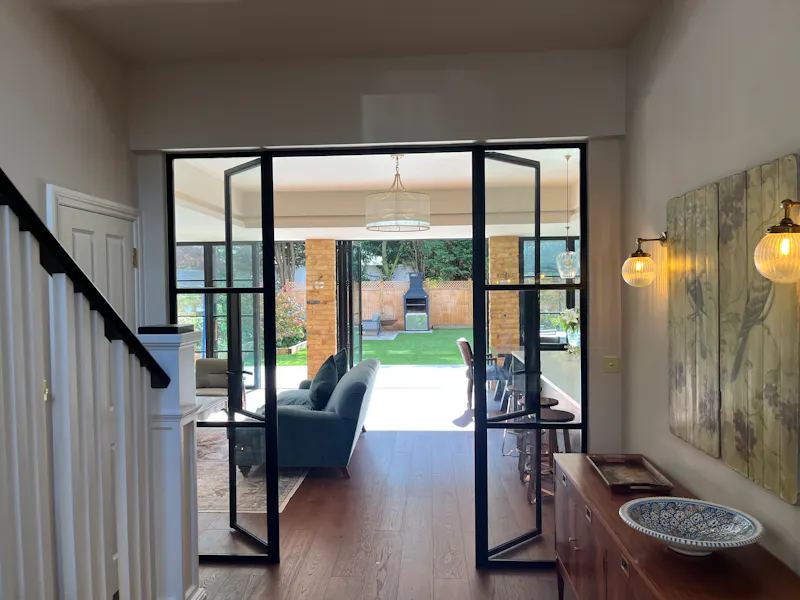 Crittall windows at Modern house by Richmond Park, D2747 (photo 2)