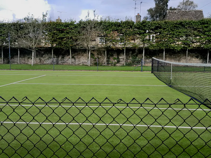 Tennis court at Restored Cotswold Manor House, A1617 (photo 38)