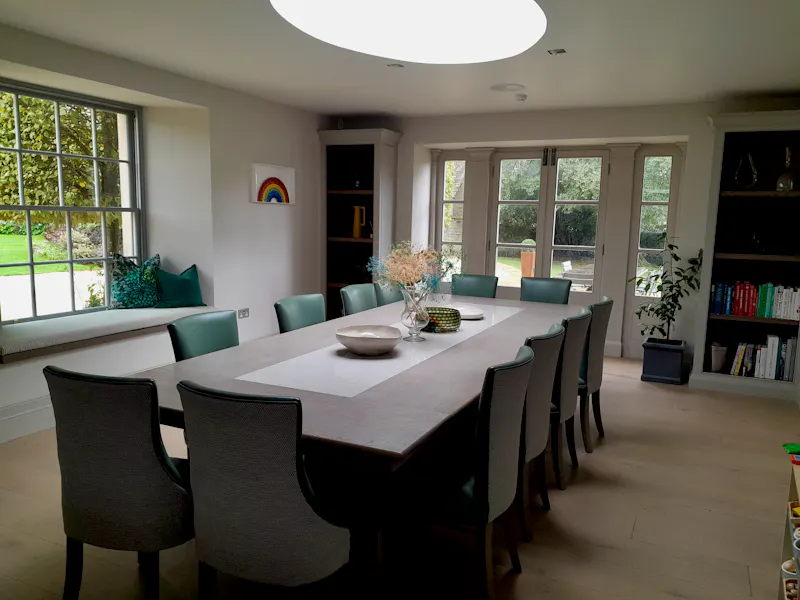 Dining room at Restored Cotswold Manor House, A1617 (photo 15)