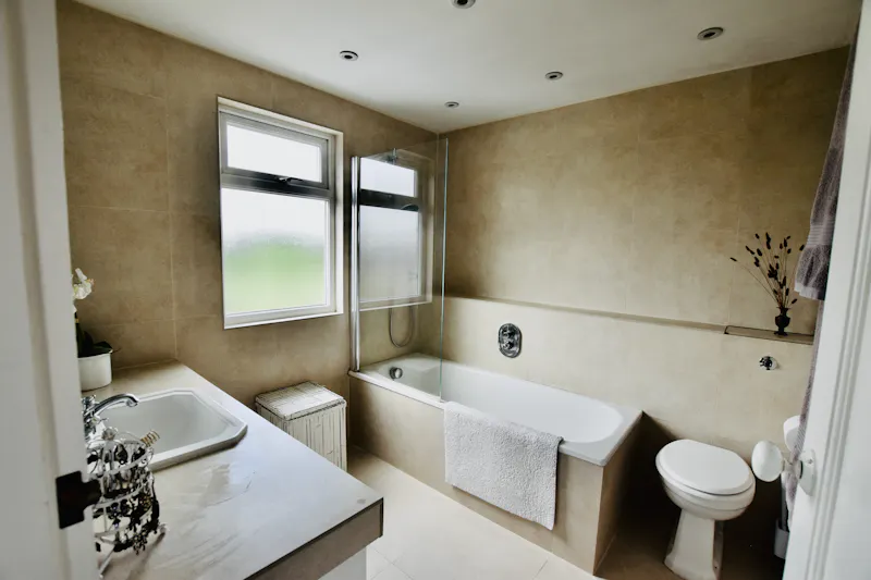Bathroom at 1920's Friary Park Home, E526 (photo 23)