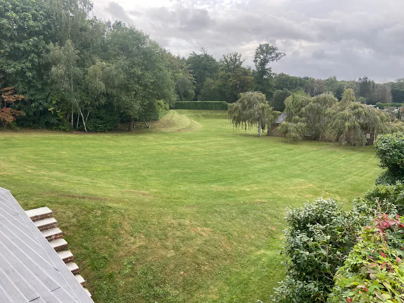Garden at Unique modern house in Lyne, D2749 (photo 34)